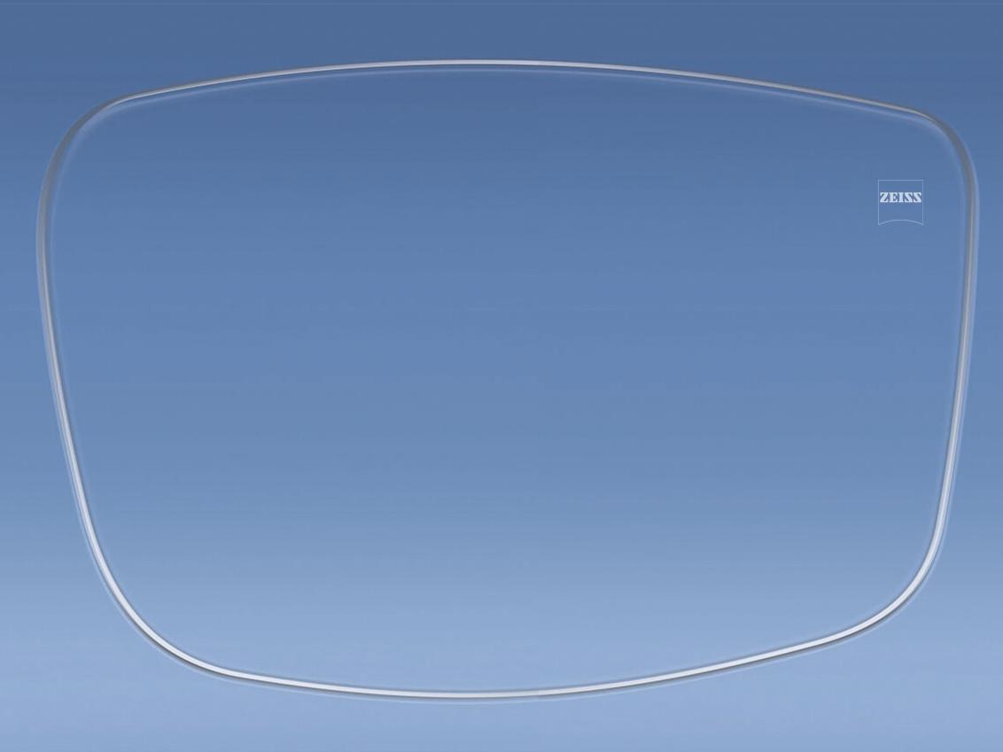 Illustration of a spectacle lens with and without anti-reflective coating 