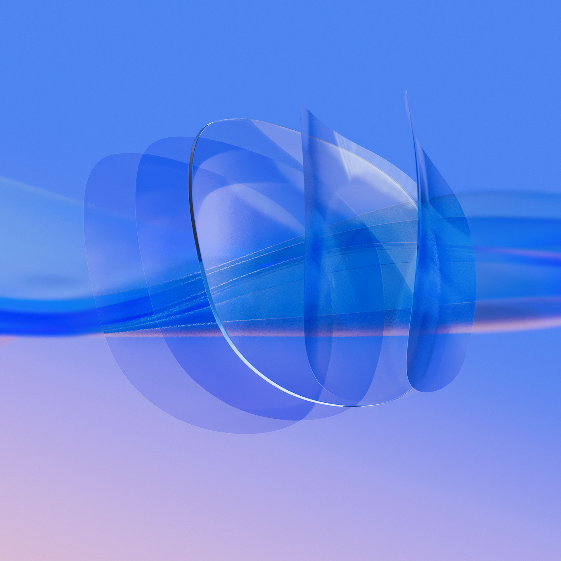 Thin coating layers applied to a lens on the front and back surface.