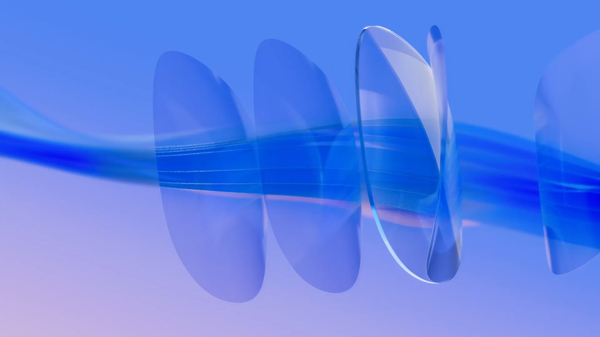 Thin coating layers applied to a lens on the front and back surface.