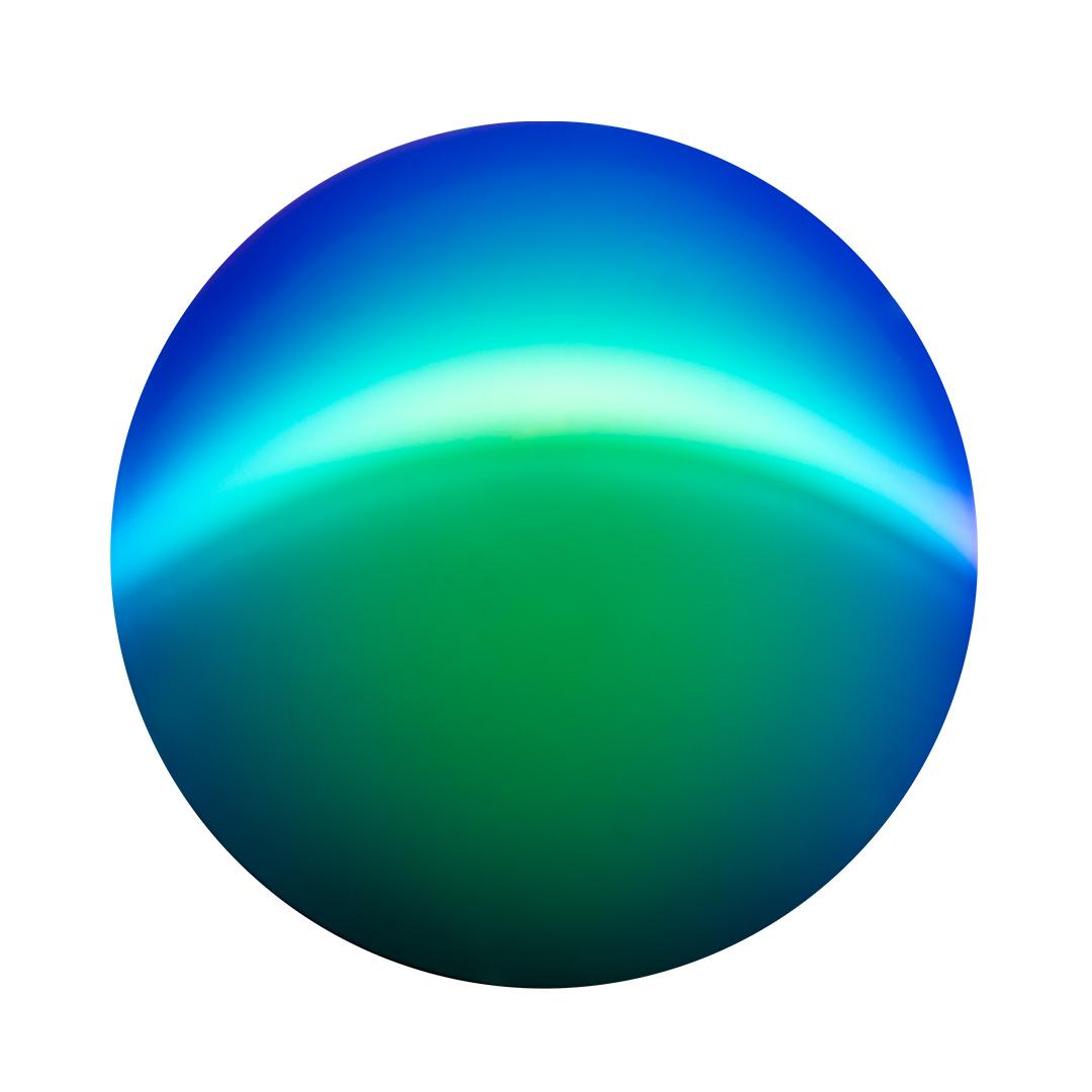 ZEISS DuraVision Mirror de couleur verte avec un dégradé bleu sur le dessus.