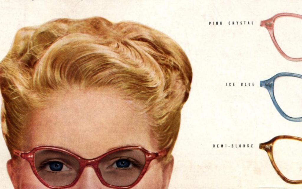 Monture De Lunettes Vintage Plaqué Or, France 1950/60, Unisexe