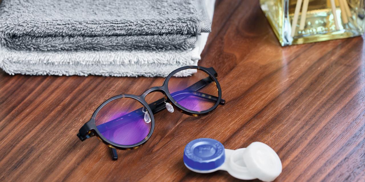 Lentilles de new arrivals contact ou lunettes