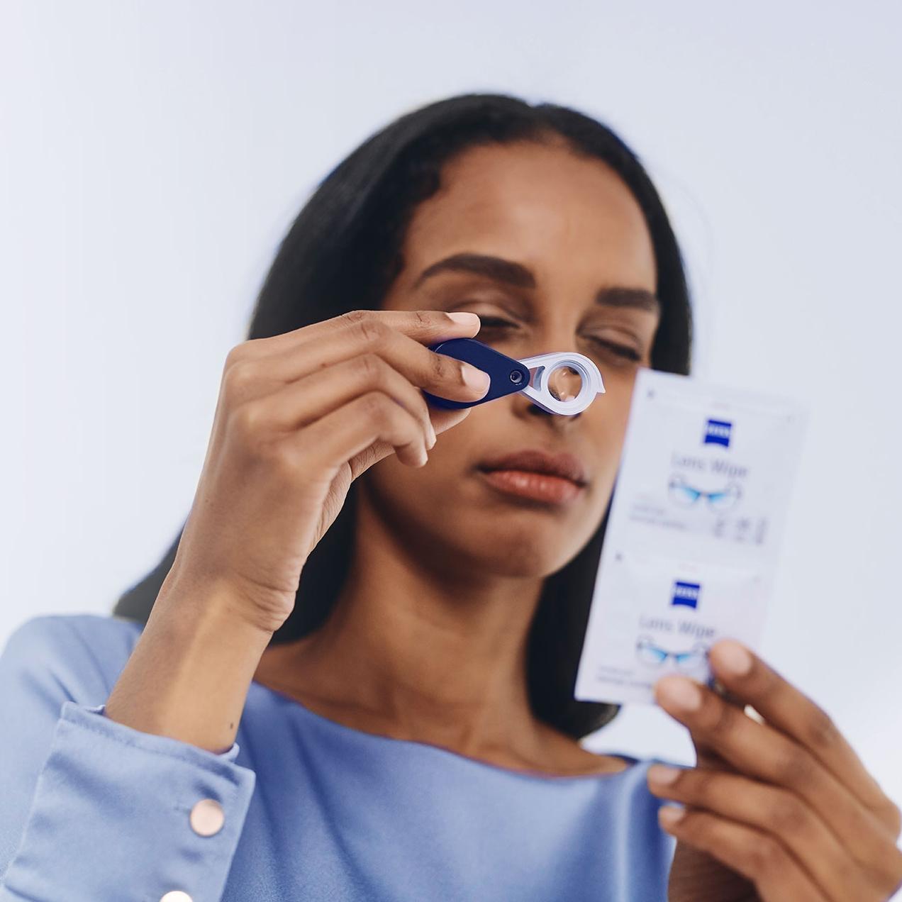 Hand-held magnifiers