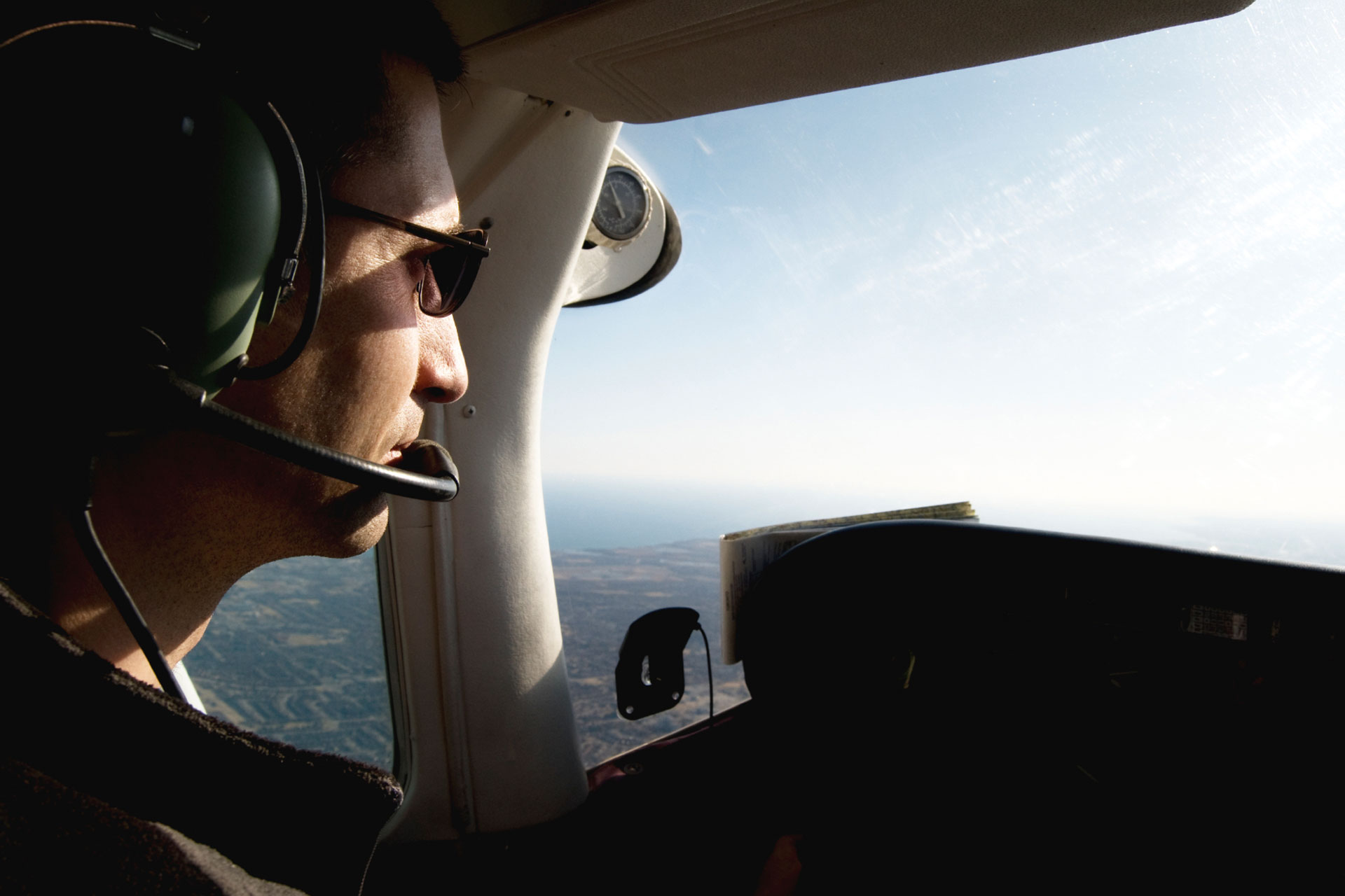 Glasses for Pilots Perfect Vision Even Above the Clouds