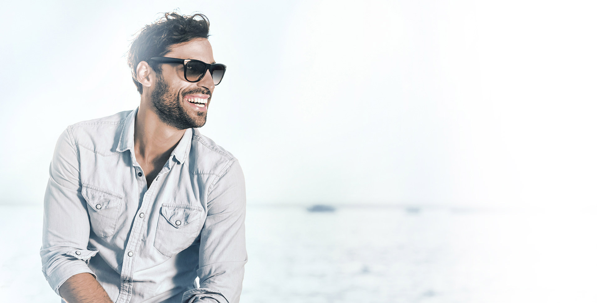 Polarised sunglasses: Comfortable vision without distracting glare.