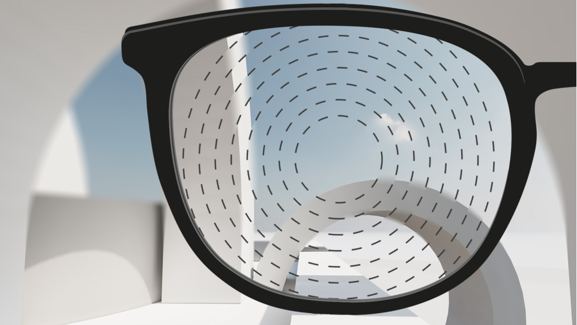 Une image montrant le point de vue avec des verres de gestion de la myopie de ZEISS.
